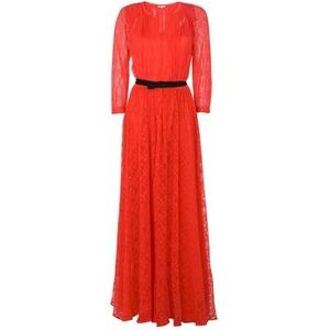 Manoush red lacy maxi dress